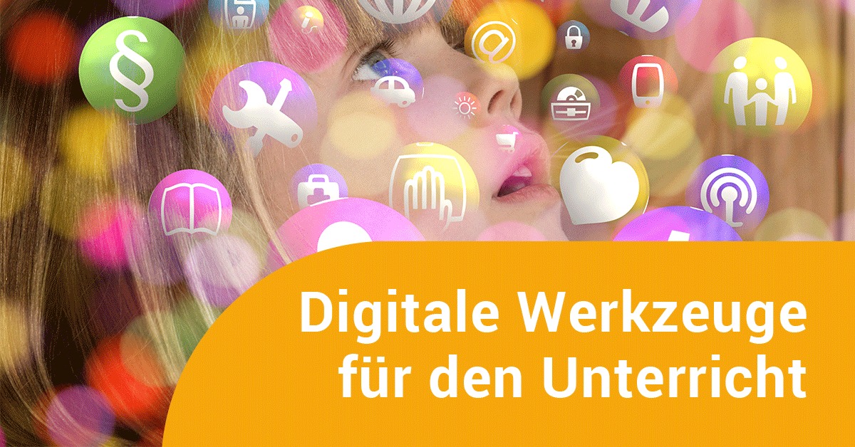 Online Fortbildung: Digitale Werkzeuge für Schule und Unterricht Bunte Grafiken aus dem Internet