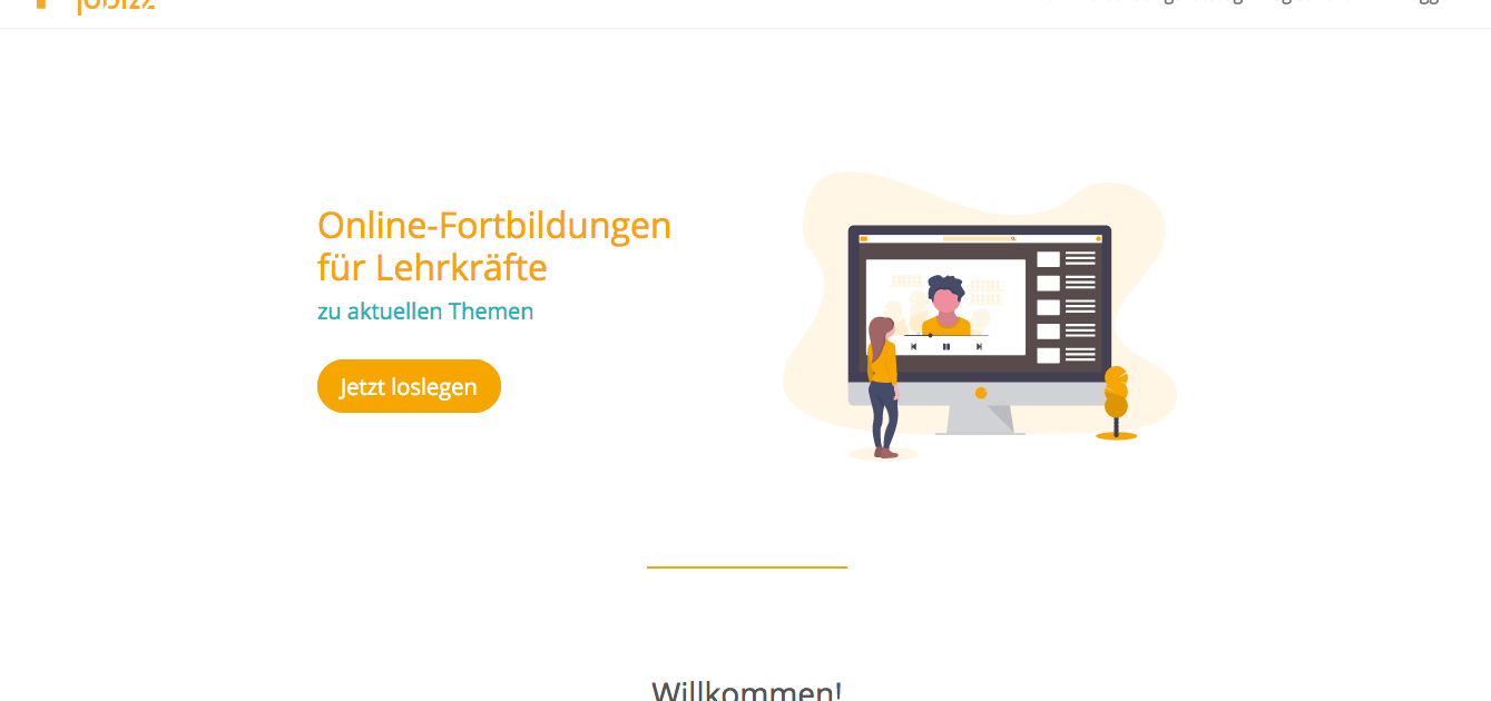 Fobizz Plattform Homescreen