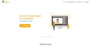 plattform home Fobizz Plattform Homescreen