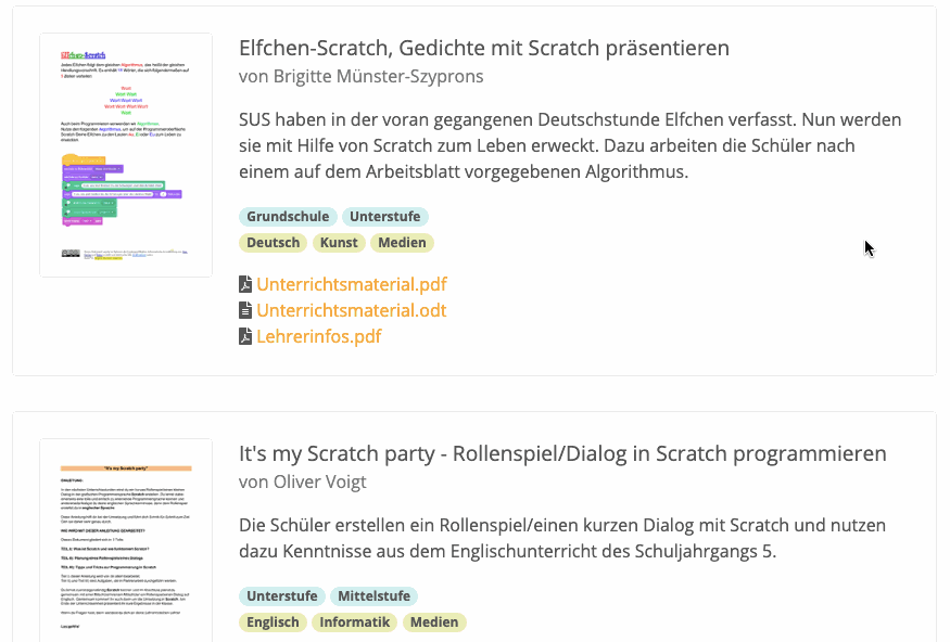 Scratch-Unterrichtsmaterialien-fobizz