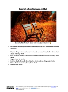 Unterrichtsmaterial Deutsch