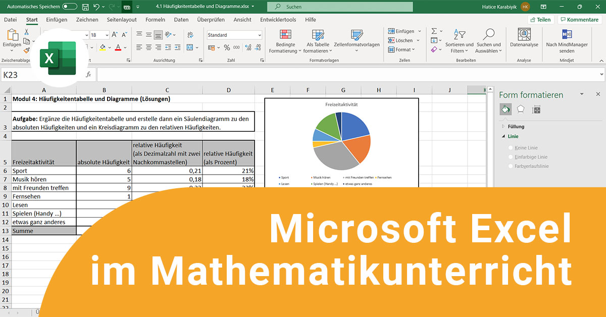 Online-Fortbildung-Excel-Matheunterricht