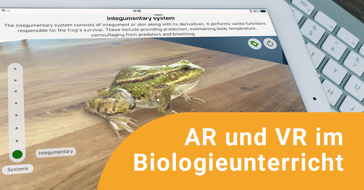 Online-Fortbildung-Biologie Titelbild AR und VR im Biologieunterricht