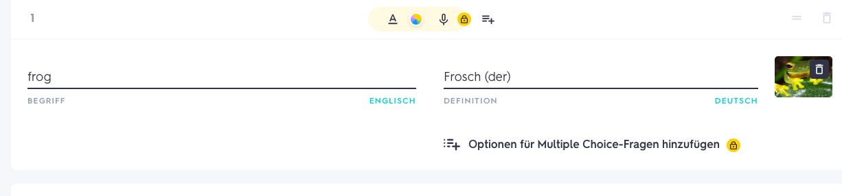 Beispiel Quizlet im Unterricht