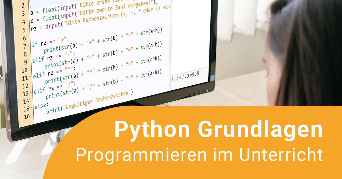 Online-Fortbildung-Python Computer mit Python