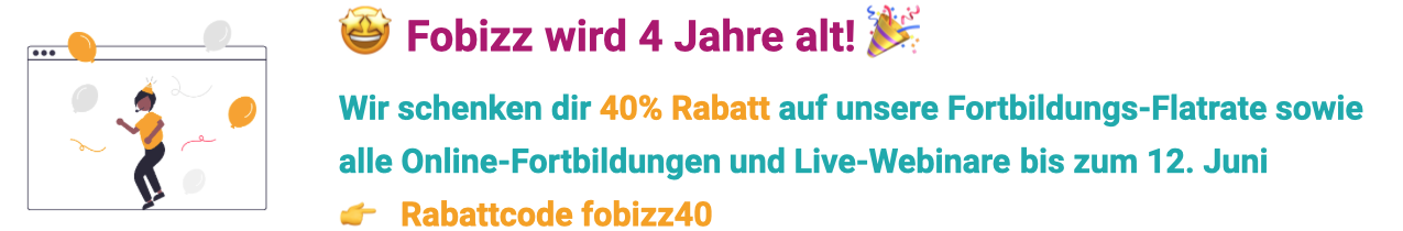 Rabatt_fobizz_Jubiläum Bild unseres Rabatt-Codes
