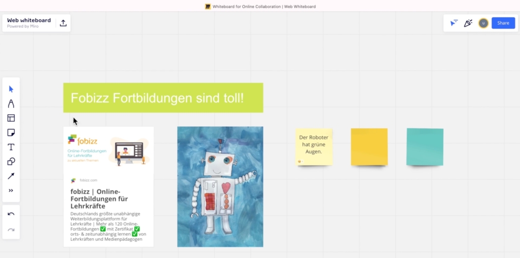 Miro im Unterricht 4 Brainstormen mit Miro im Unterricht
